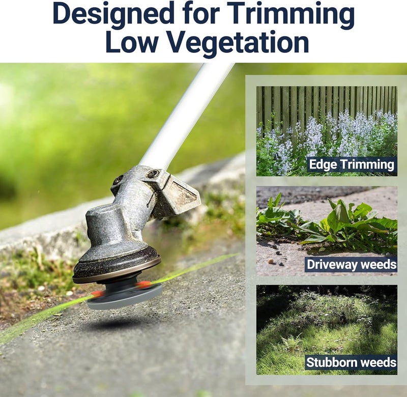 SIMUSI Store Universal Weed Eater Head, Easy Load String Trimmer Head Replacement Weed Wacker Head for Echo, Ego, Dewalt, Stihl, and Husqvarna, Includes 12pcs 1FT-0.095" Trimmer Line - Image 2